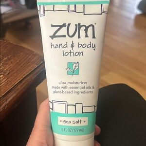 ZUM Sea Salt Hand & Body Lotion - Ultra Moisturizer (White & Teal)